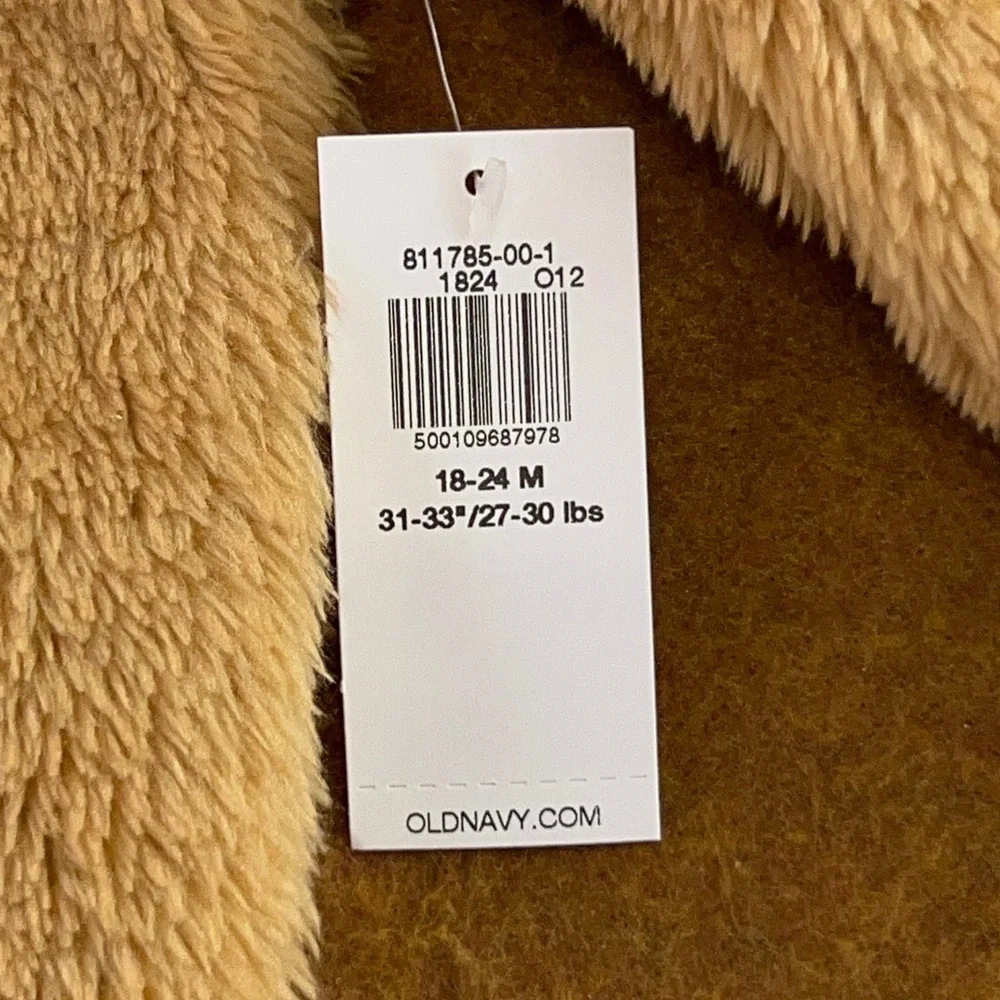 Old Navy plush faux