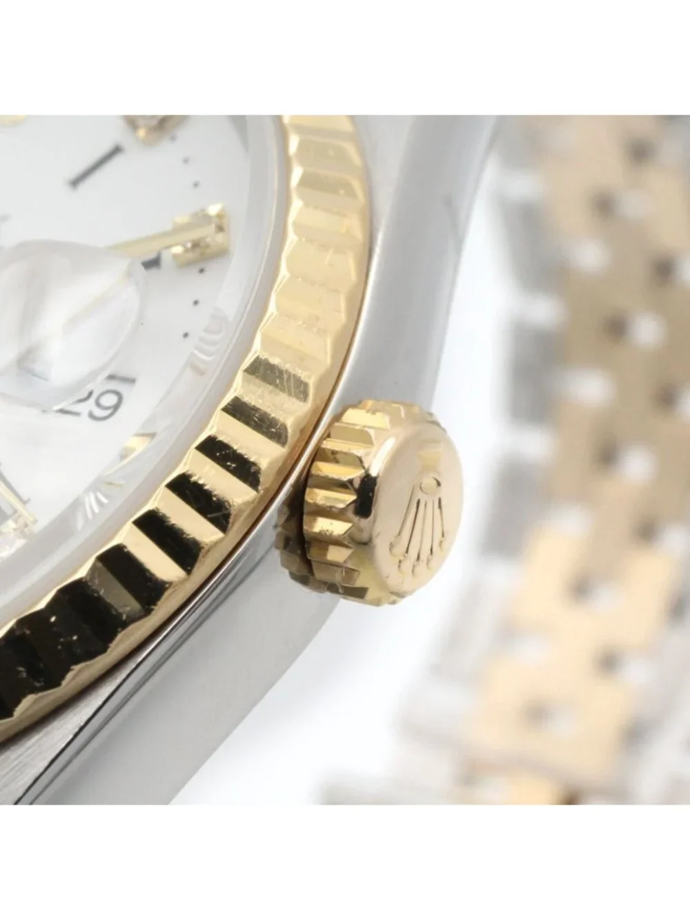 Rolex Datejust Diamond Number WH RO QP 18k Stainless Steel