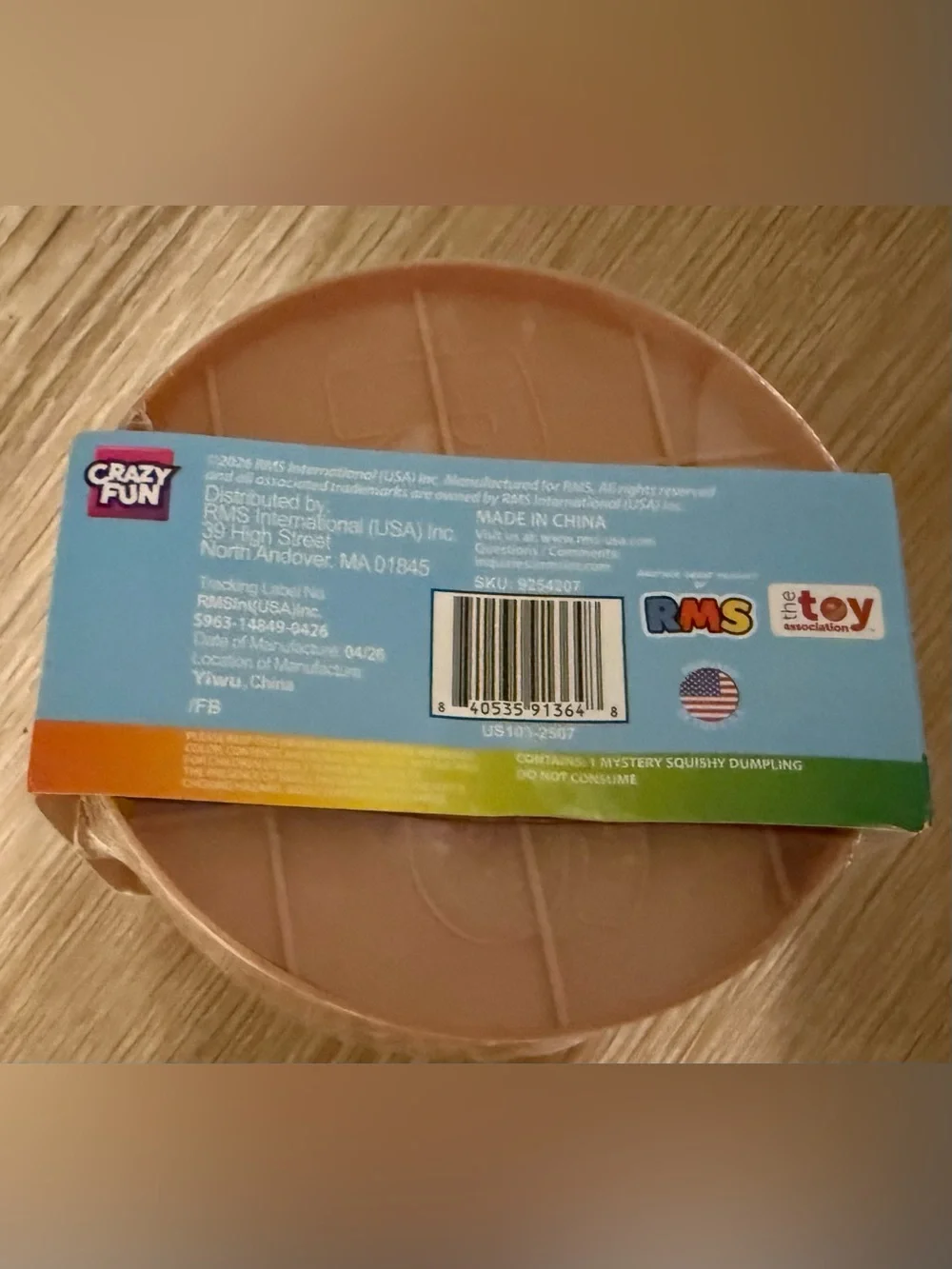 RMS CRAZY FUN ORIGINAL MYSTERY DUMPLING GLITTER EDITION: VIRAL:UNOPENED IN CRATE