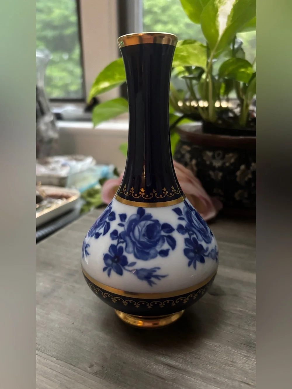 Royal Porzellan Bavaria KPM vintage cobalt