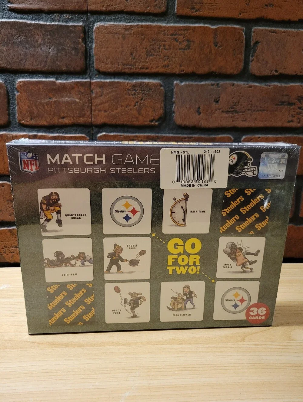 Pittsburgh Steelers NFL Match Game Card Game New With Tags