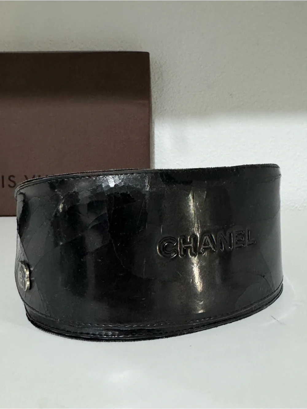 CHANEL shield sunglasses