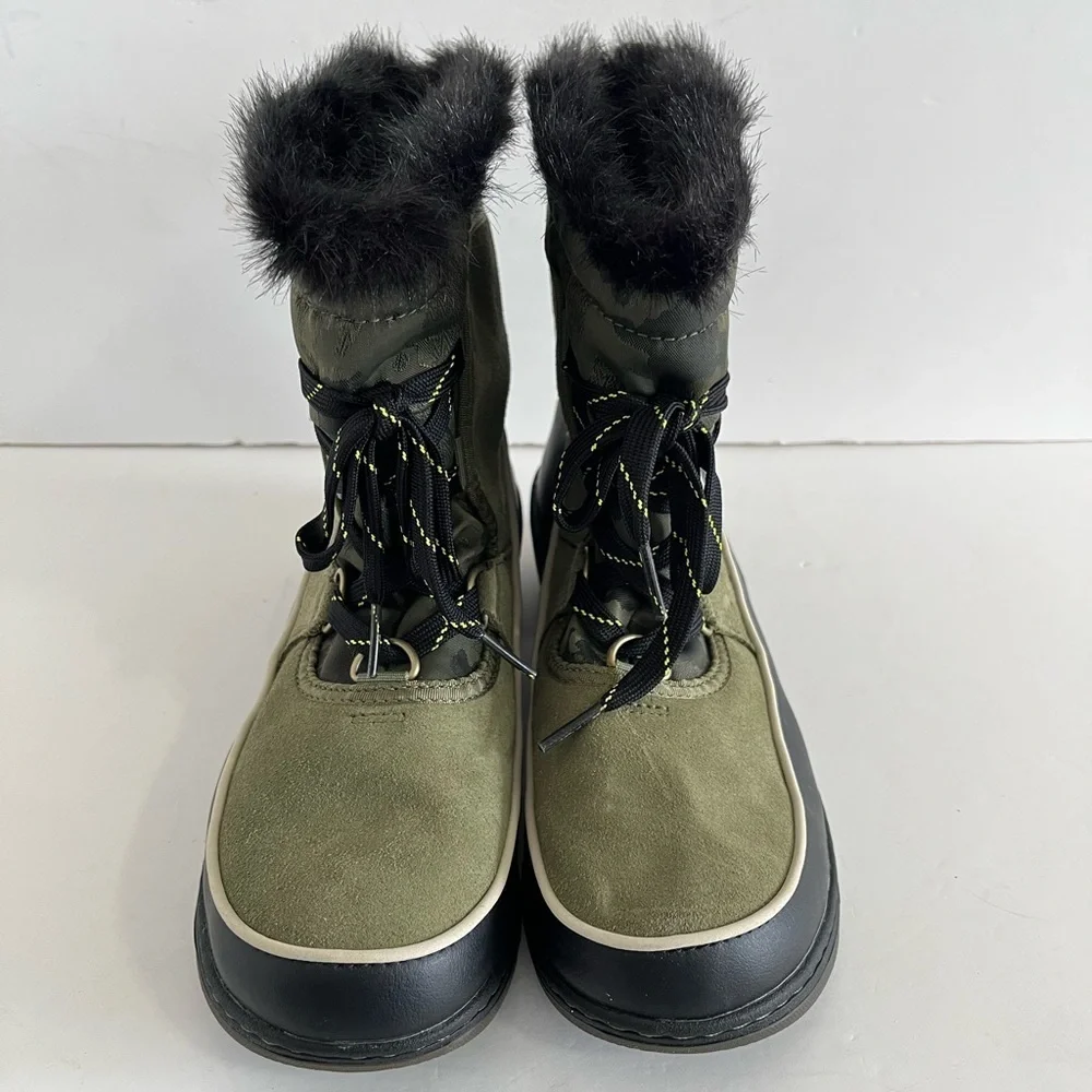 Sorel Tivoli III Suede Fur Lined Ankle Boot Size 8.5