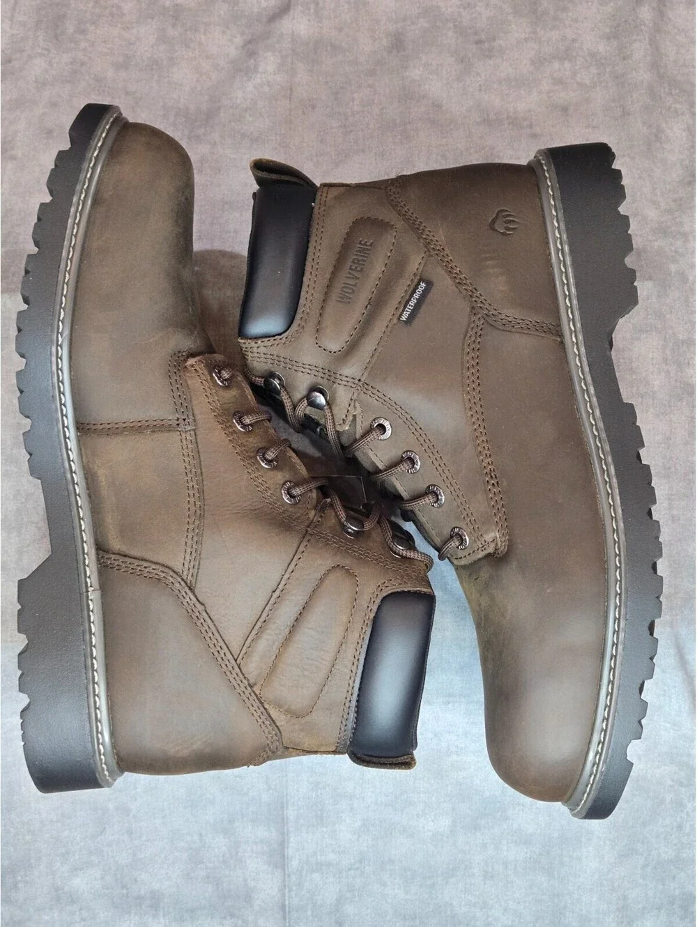 Wolverine Floorhand - Steel Toe Waterproof Work Boot - Dark Brown (W10633) 13M