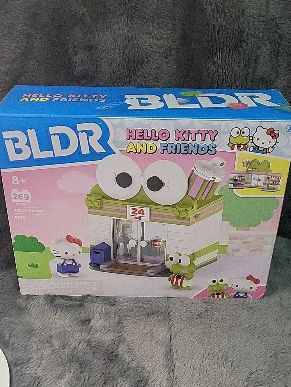 Hello Kitty and Friends Keroppi Mart Building Toy Set by BLDR And Jazwares