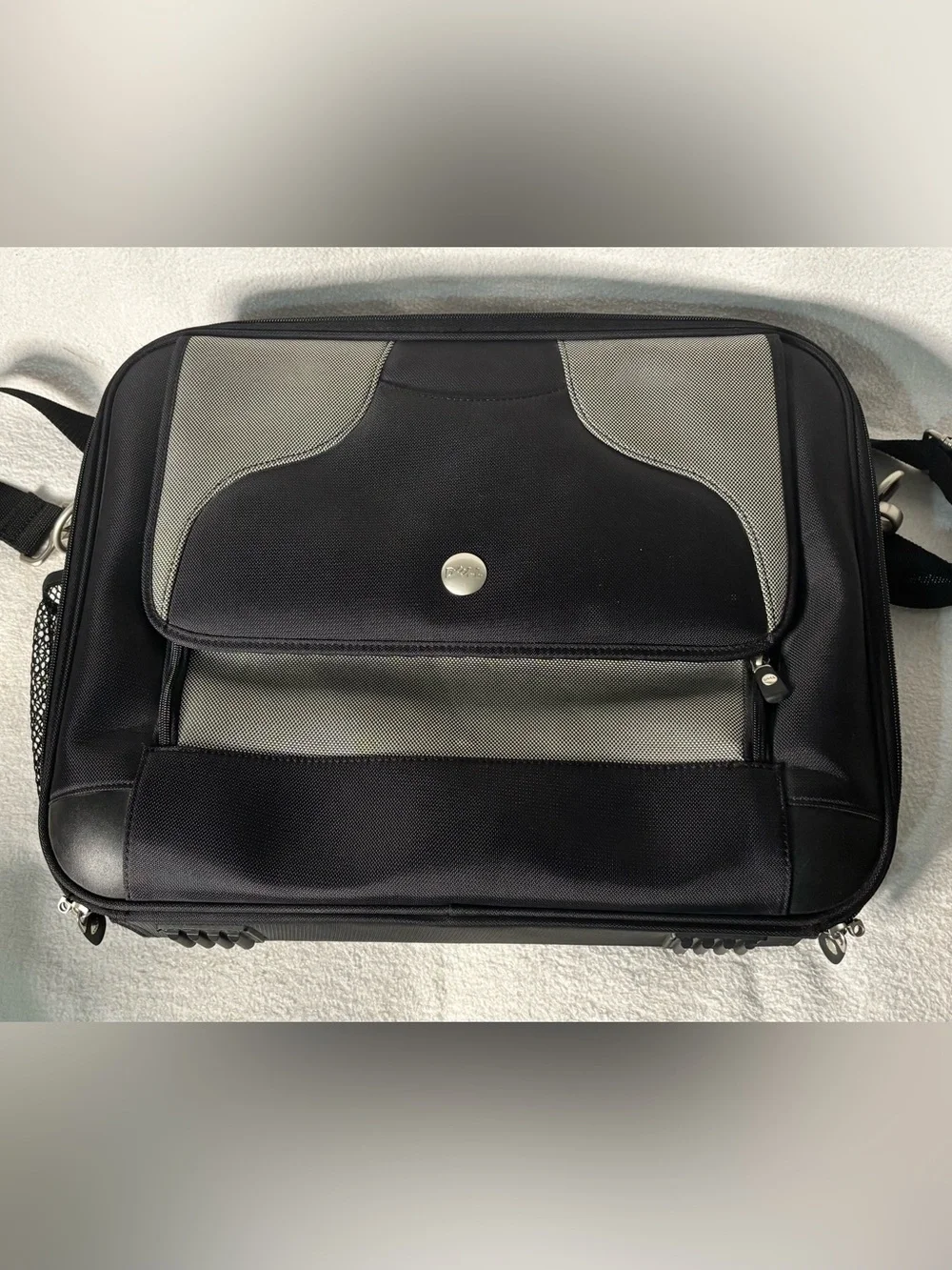 Dell Black and Gray Professional Laptop Bag