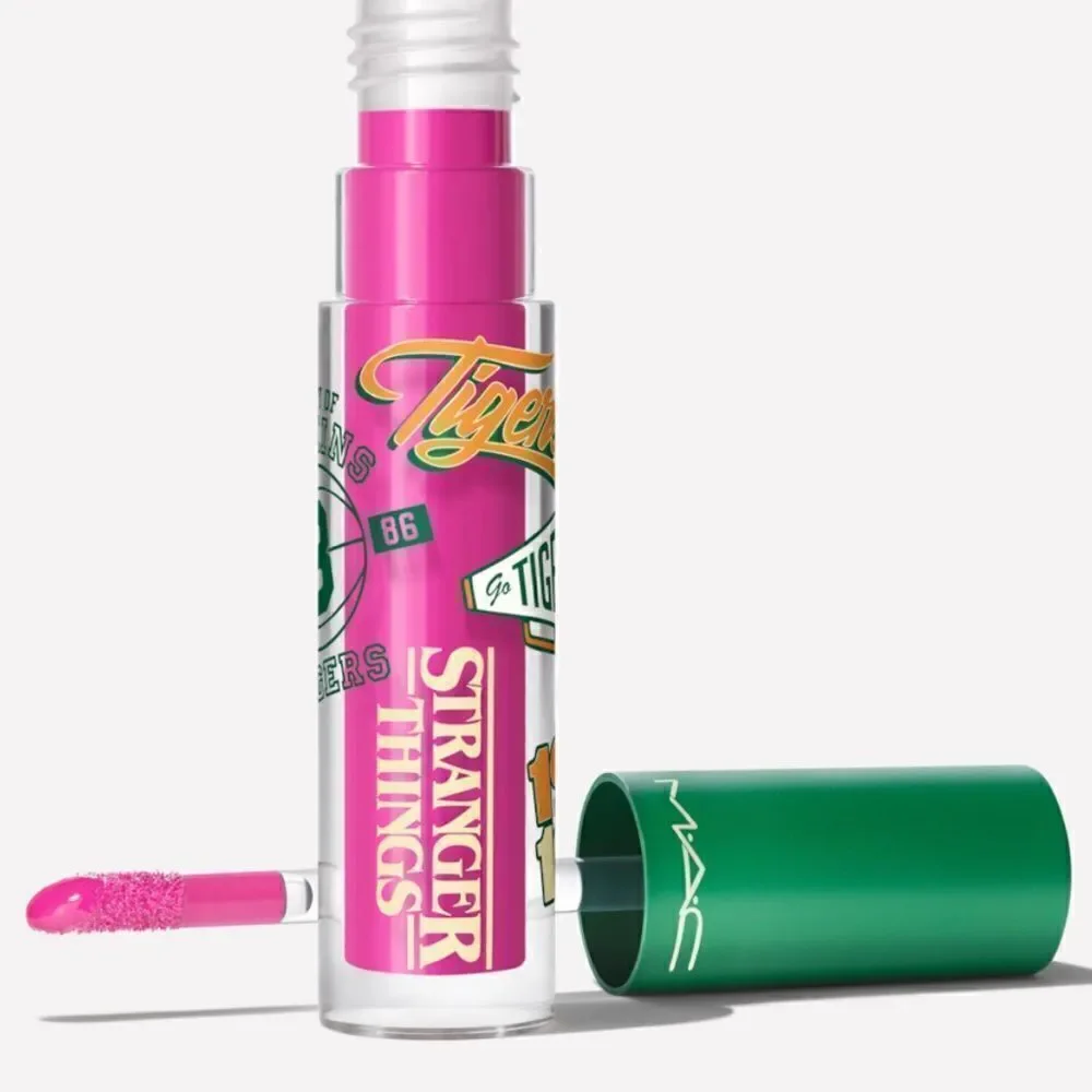 Mac X Stranger Things Lipglass Wild Wheeler