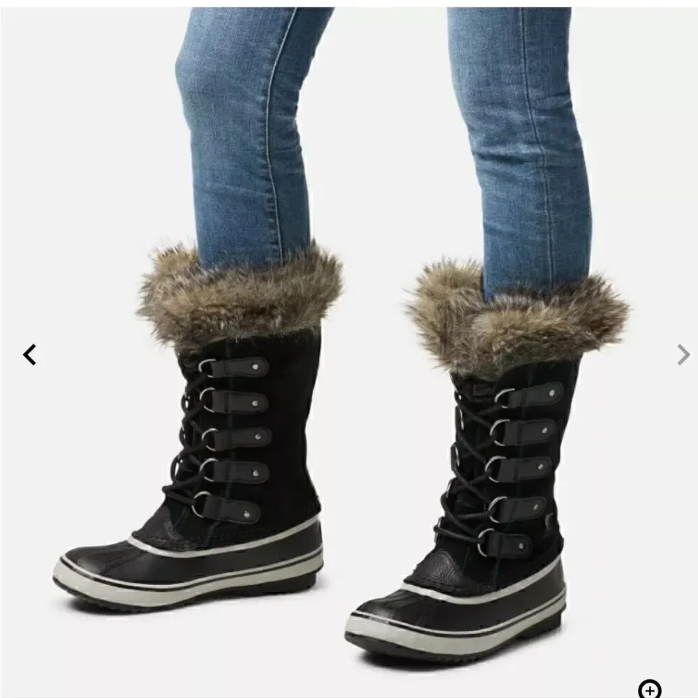 Sorel Women’s Joan of Arctic Boot Black Quarry size 6 NWOT