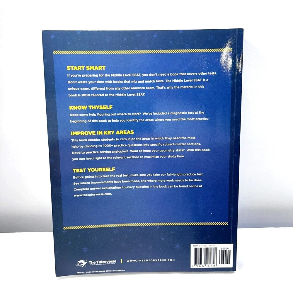 Middle Level SSAT: 1000+ Practice Questions‎ Paperback The Tutorve