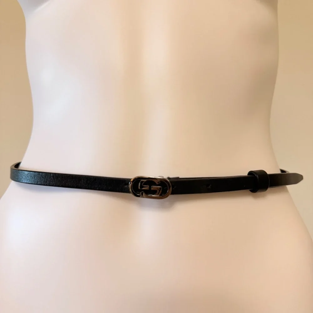 Gucci skinny belt
