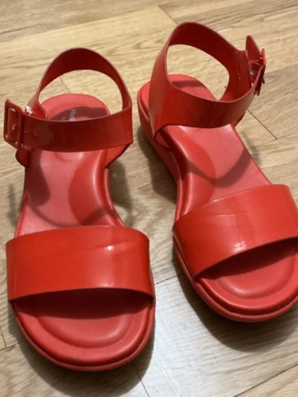 Hush Puppies Women's Brite Jells Quarter Strap Wedge Sandals