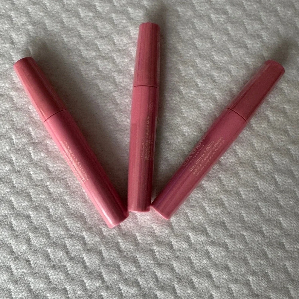 NEW SEALED ULTA BEAUTY Women Mascara 3-pack Jet Black Maximum Lashes