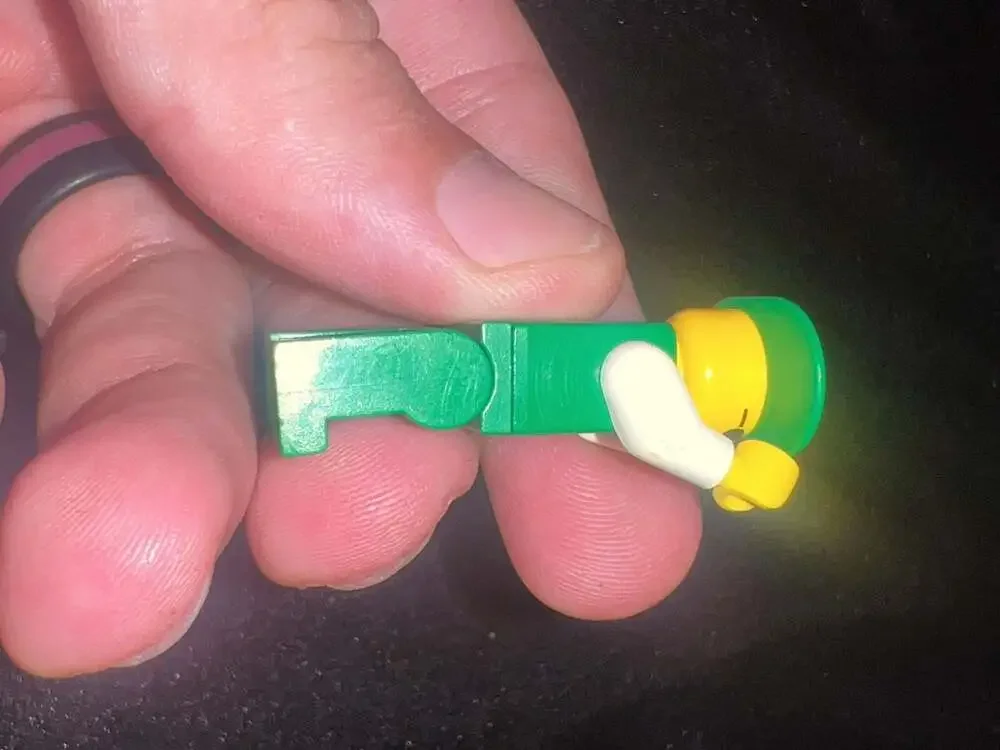 Lego town worker