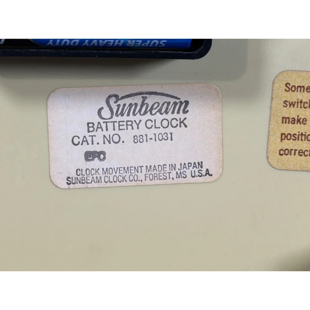 Sunbeam vintage quartz