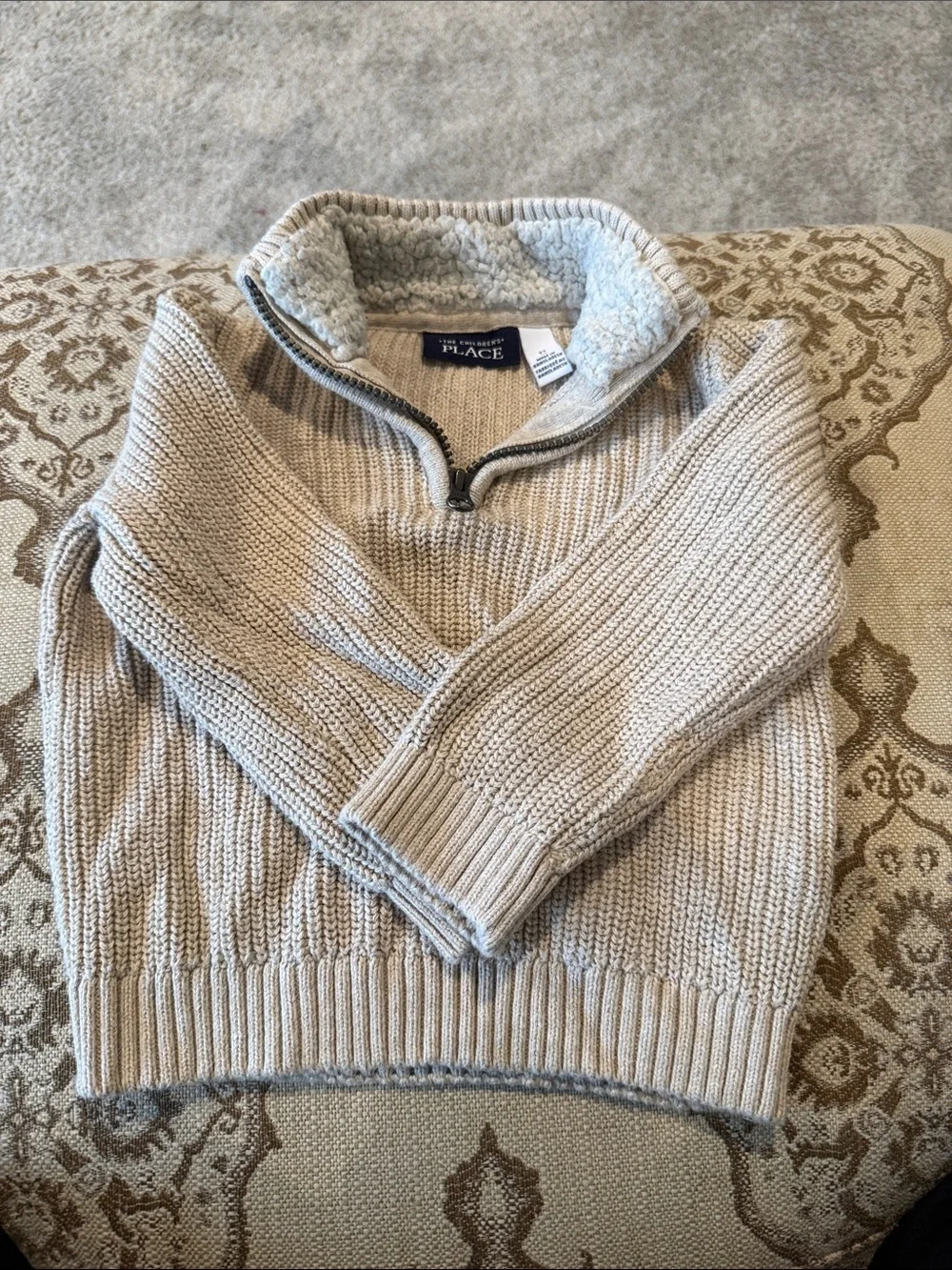 The Childrens Place cream knit