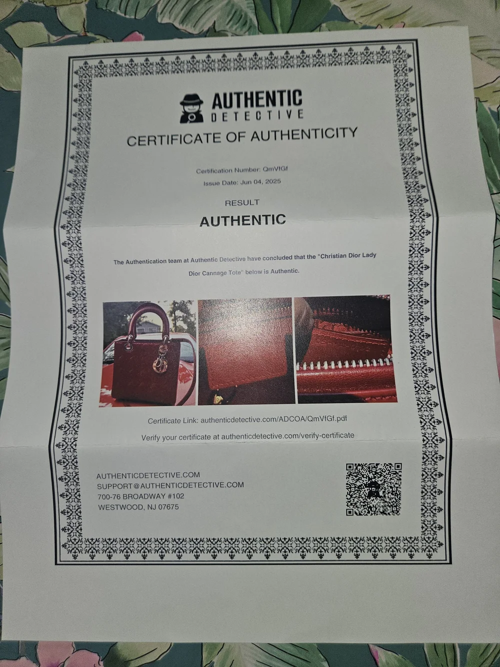 N/A red patent