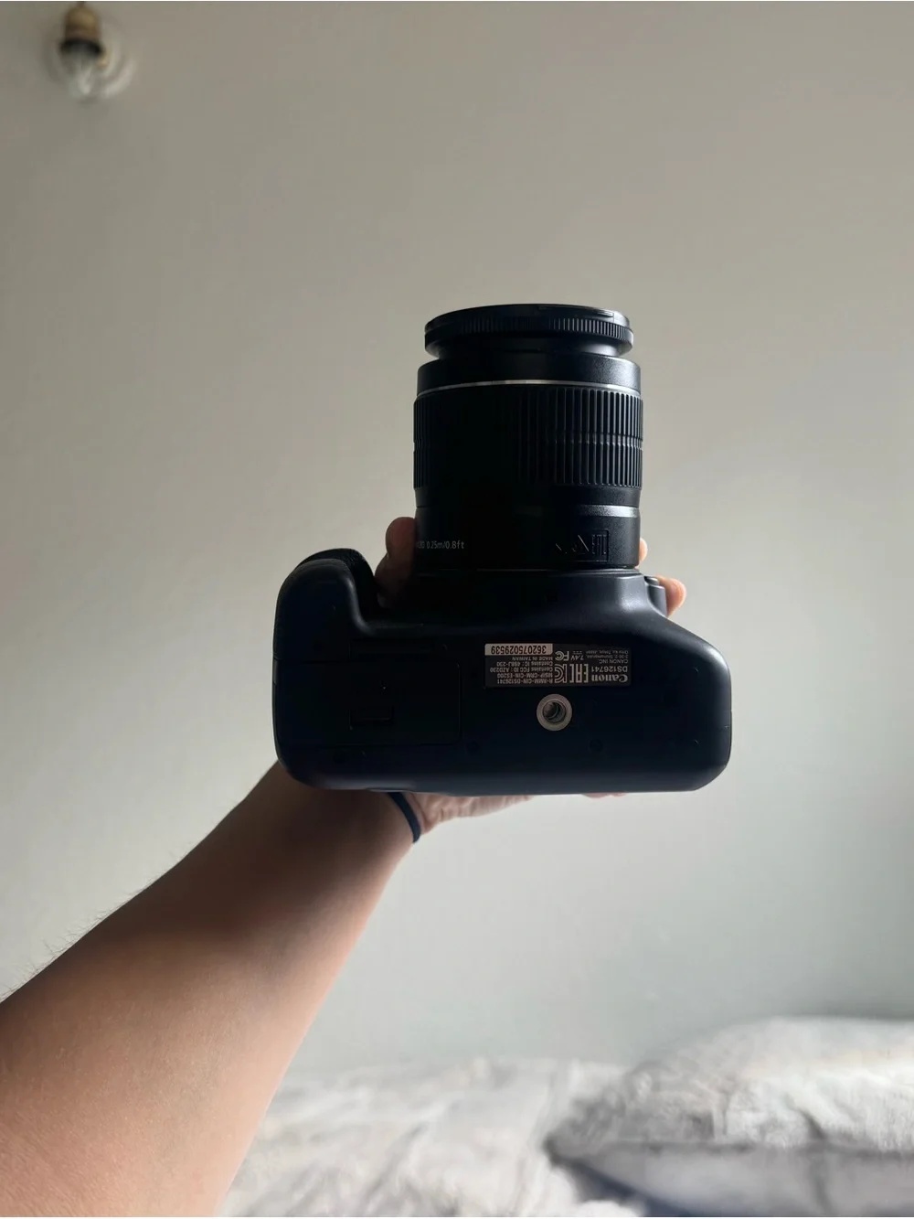 Canon dslr mounted