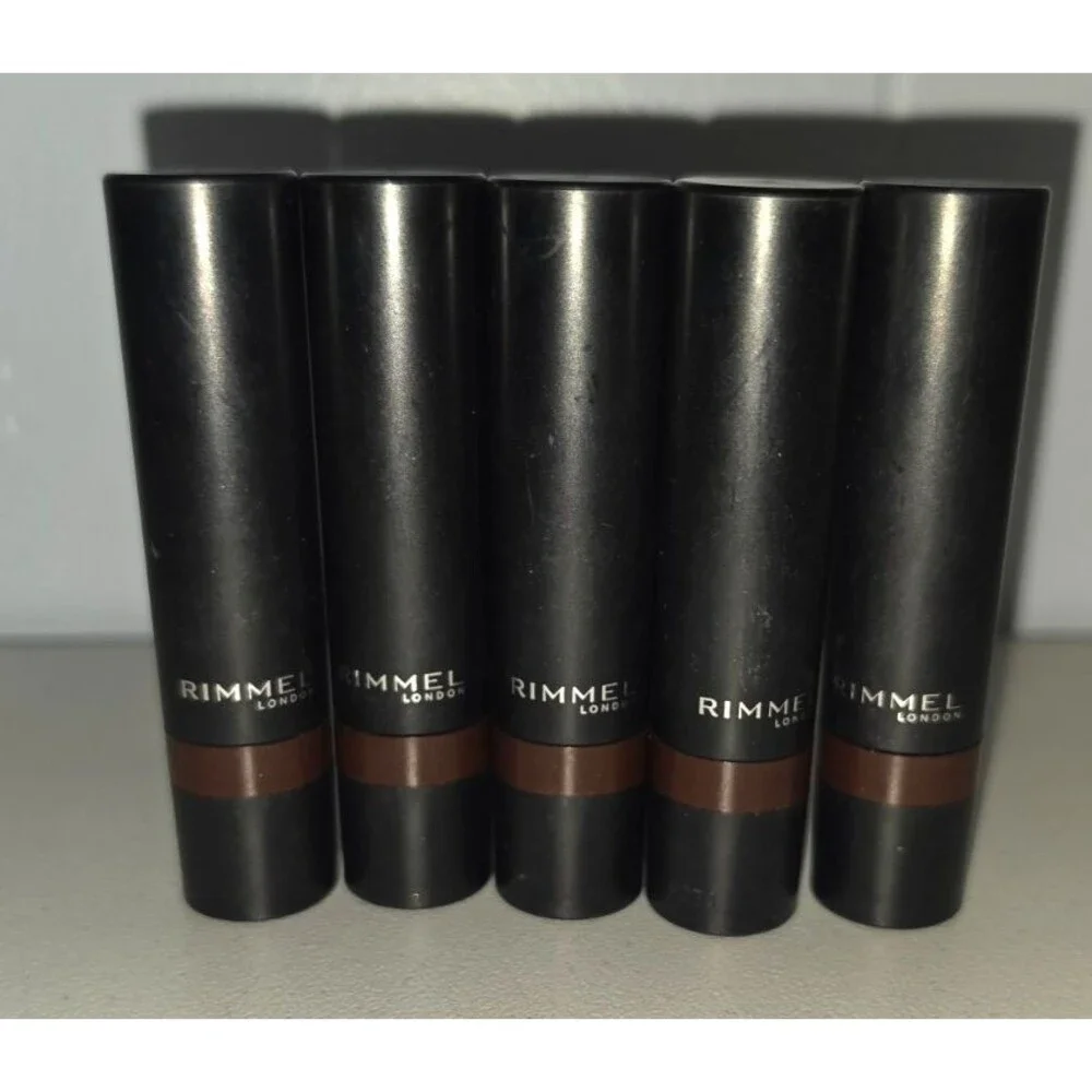 Lot of 5 Rimmel Lasting Finish Extreme 750 Cray Cray  NEW Brown