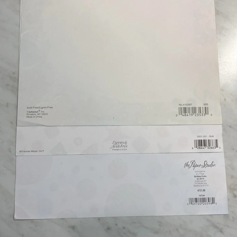 Rainbow Scrapbooking Paper 10 Sheets