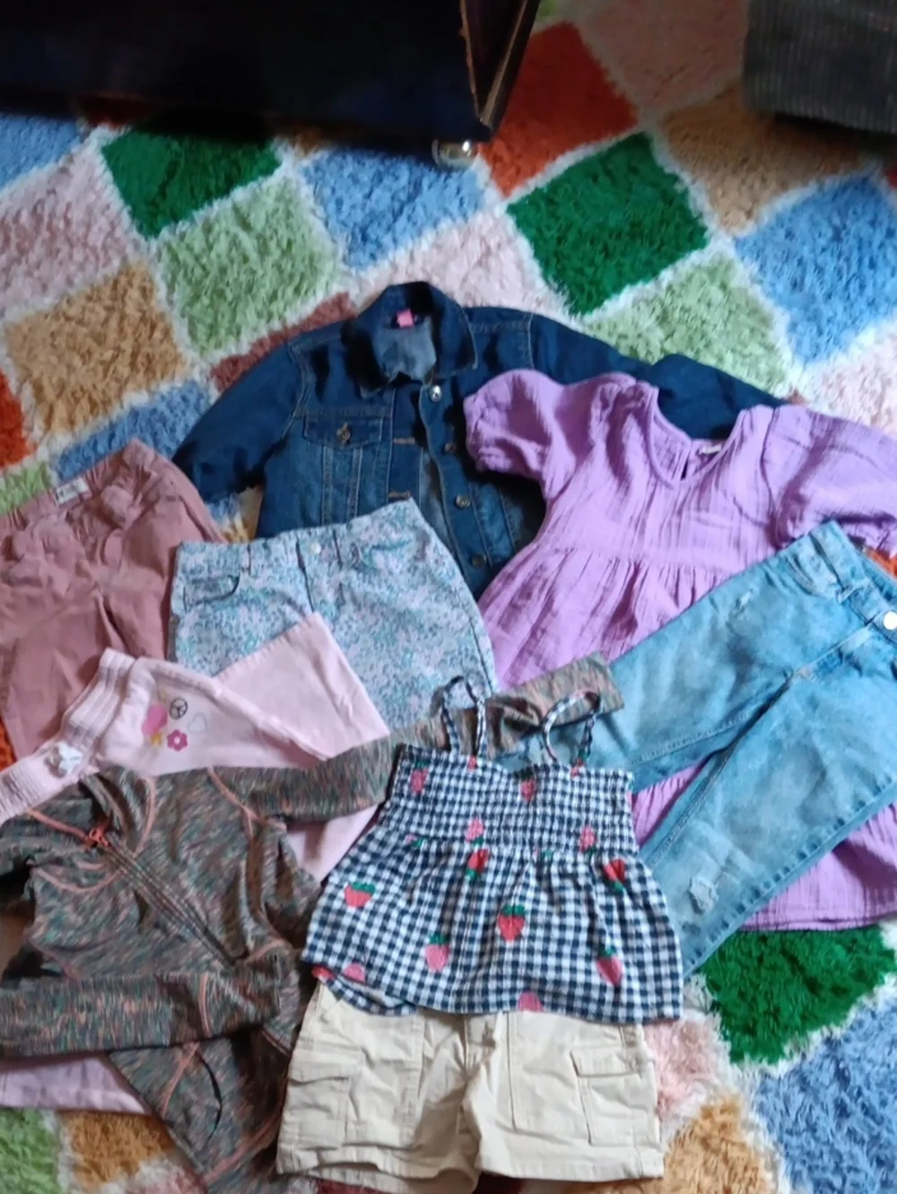 Girls Size 8 Back To School Bundle, 9 Pieces Total - Super Cute!
