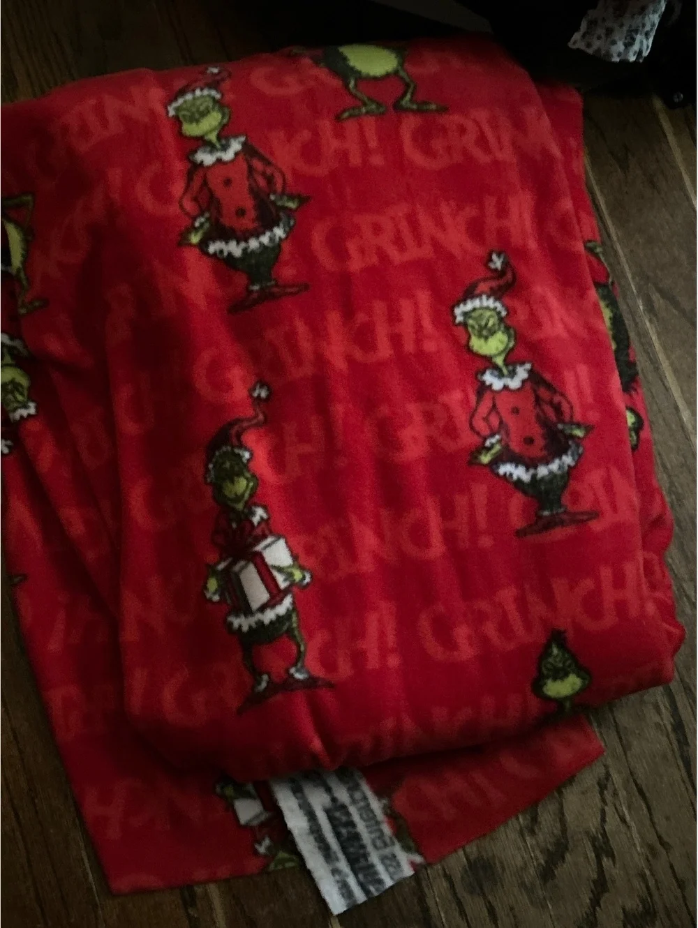 Grinch fabric