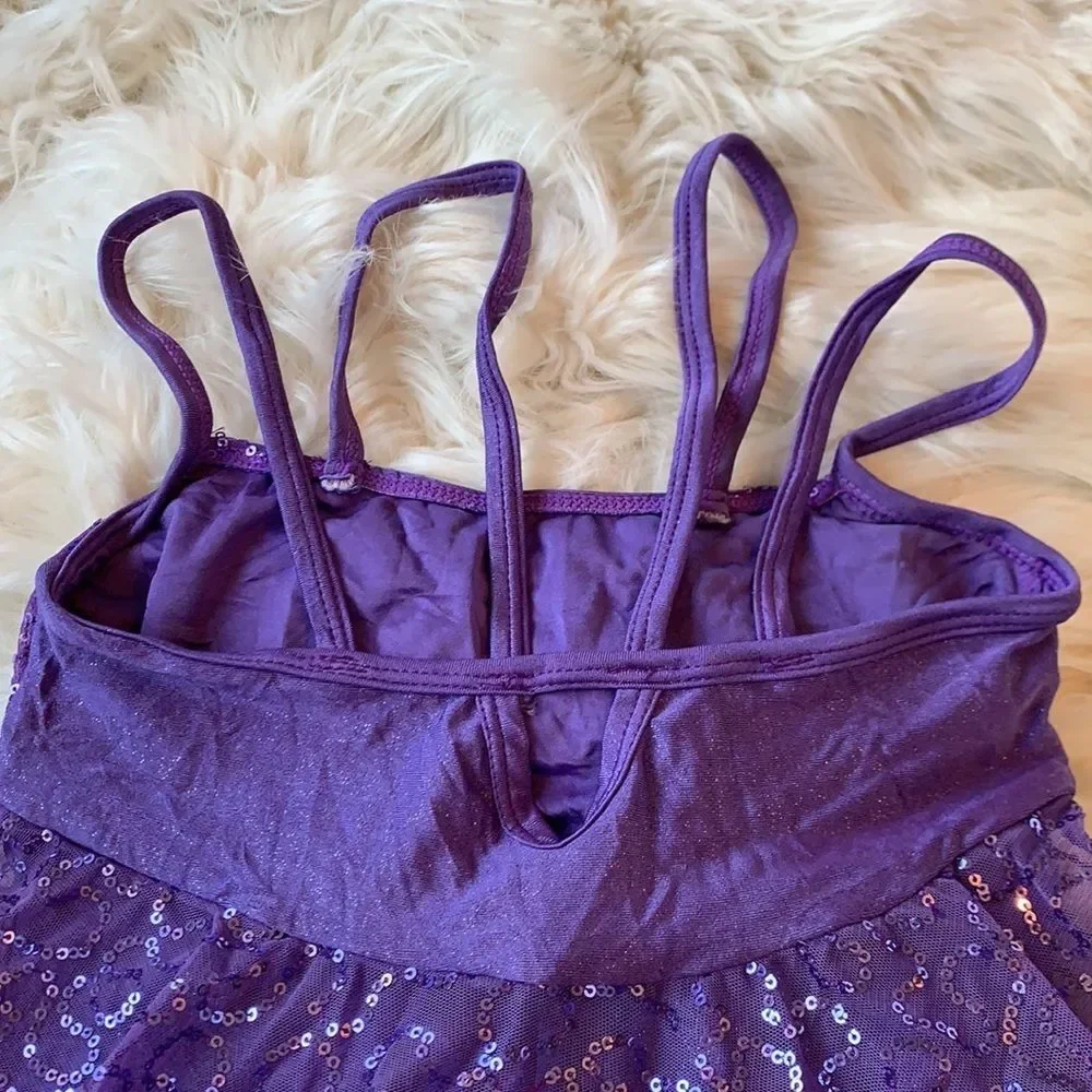 Source Unknown purple sequin