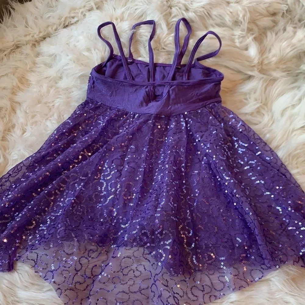Source Unknown purple sequin