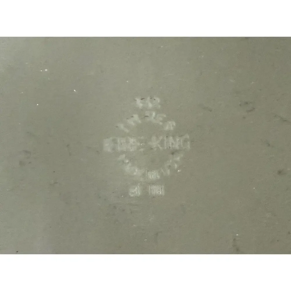 Vintage Fire-King Clear Glass Square Baking Dish Anchor Hocking 8x8 Ovenware USA