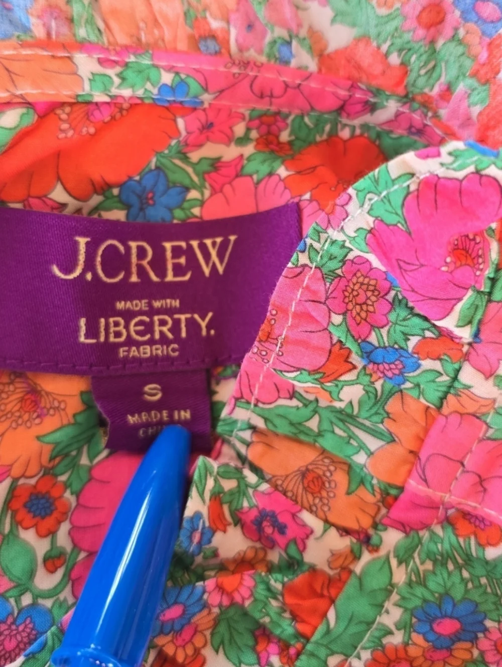 J. Crew ruffle details