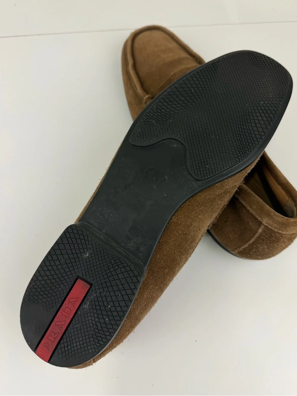Prada suede penny
