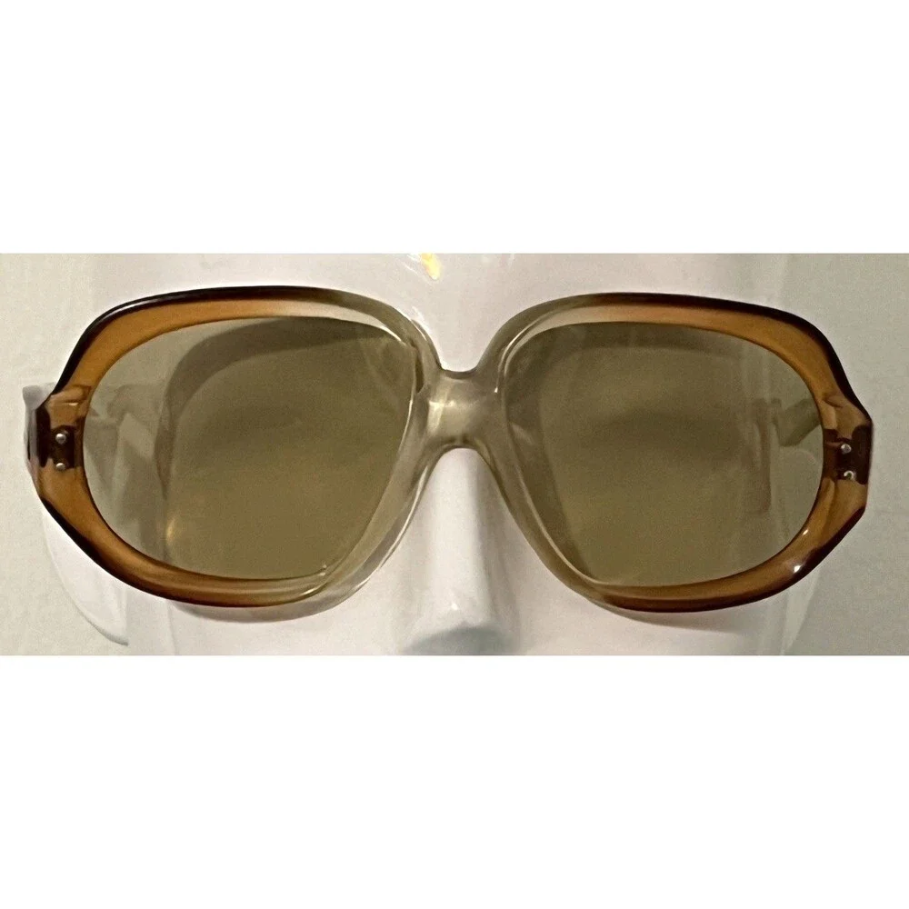 Vintage Ted Lapidus Paris Sunglasses Oversized 1970s Fames Made in France Iconic