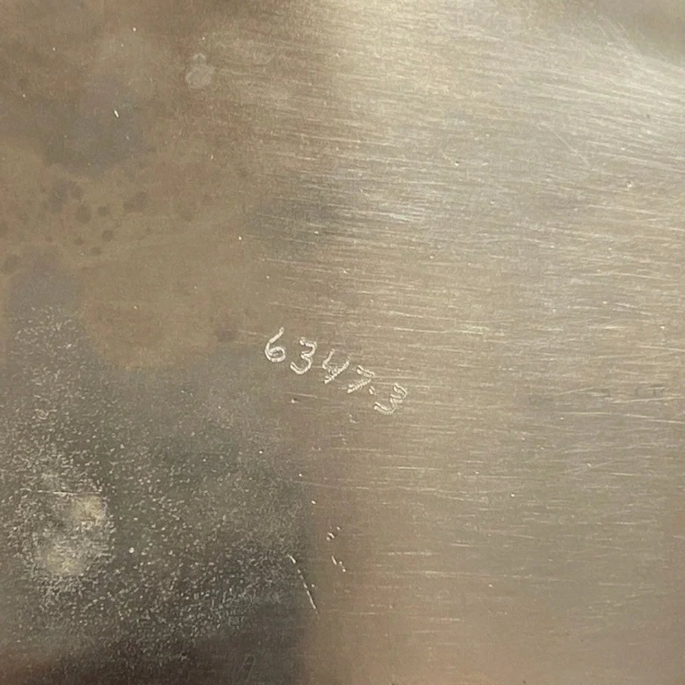 Antique Manning-Bowman EPNS Silverplated Footed Bread Tray Basket Monogram