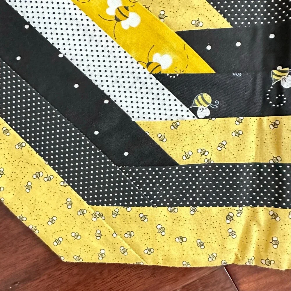 Handmade set quilted