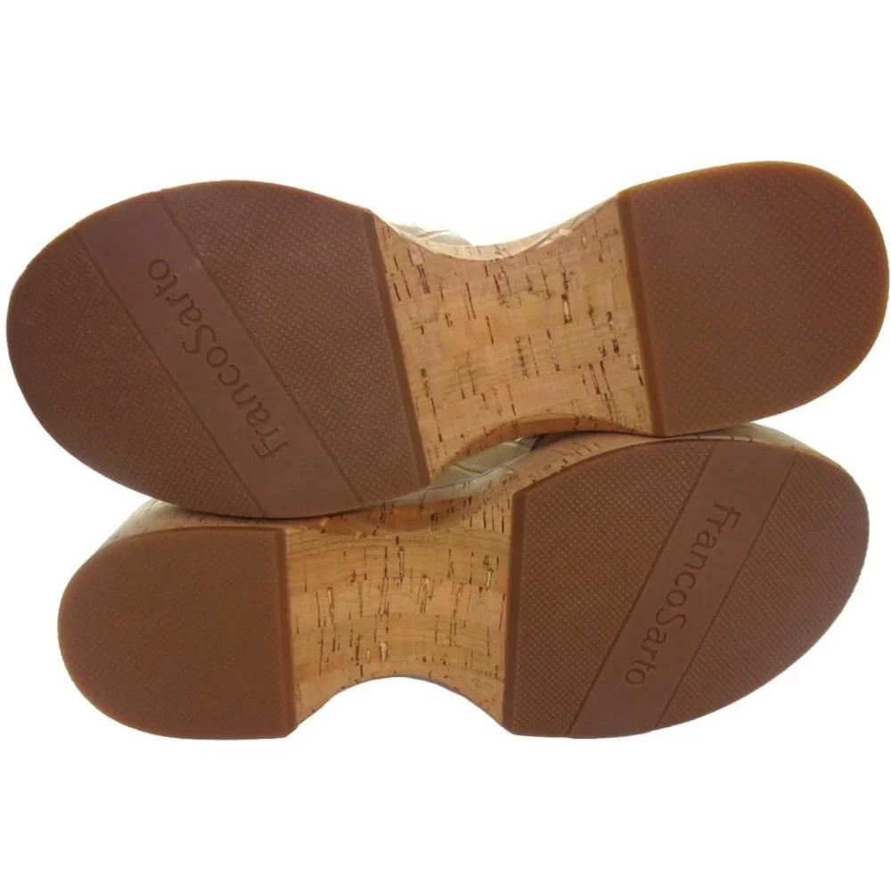 Franco Sarto's Sand 'Sabello' Platform Sandal Shoe Size 9.5
