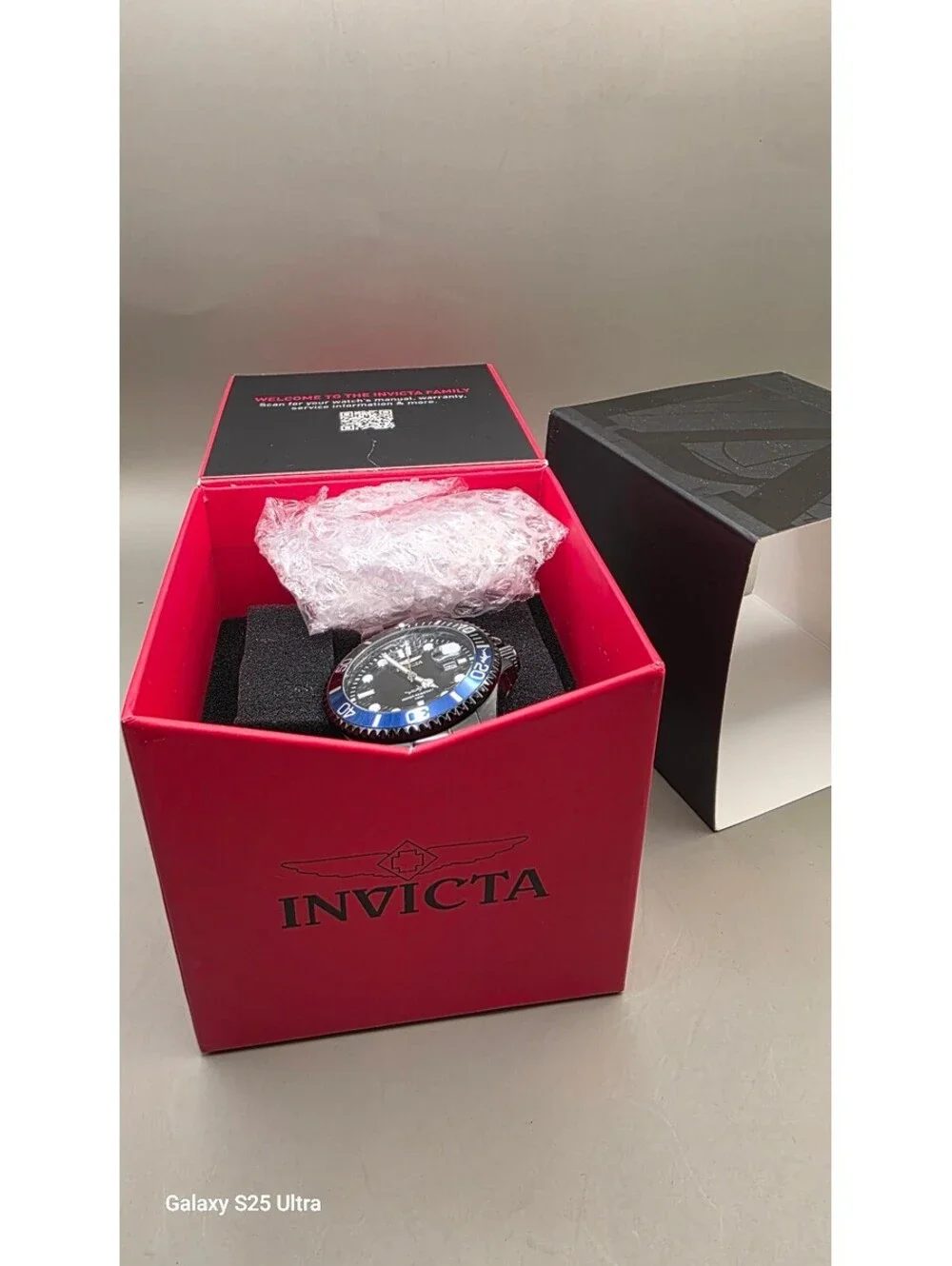 Invicta Pro Diver Black and Blue Stainless Steel Men's Watch