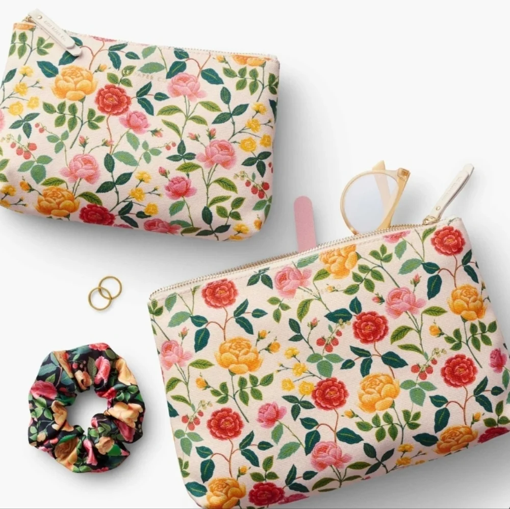 Rifle Paper Co. zippered pouch