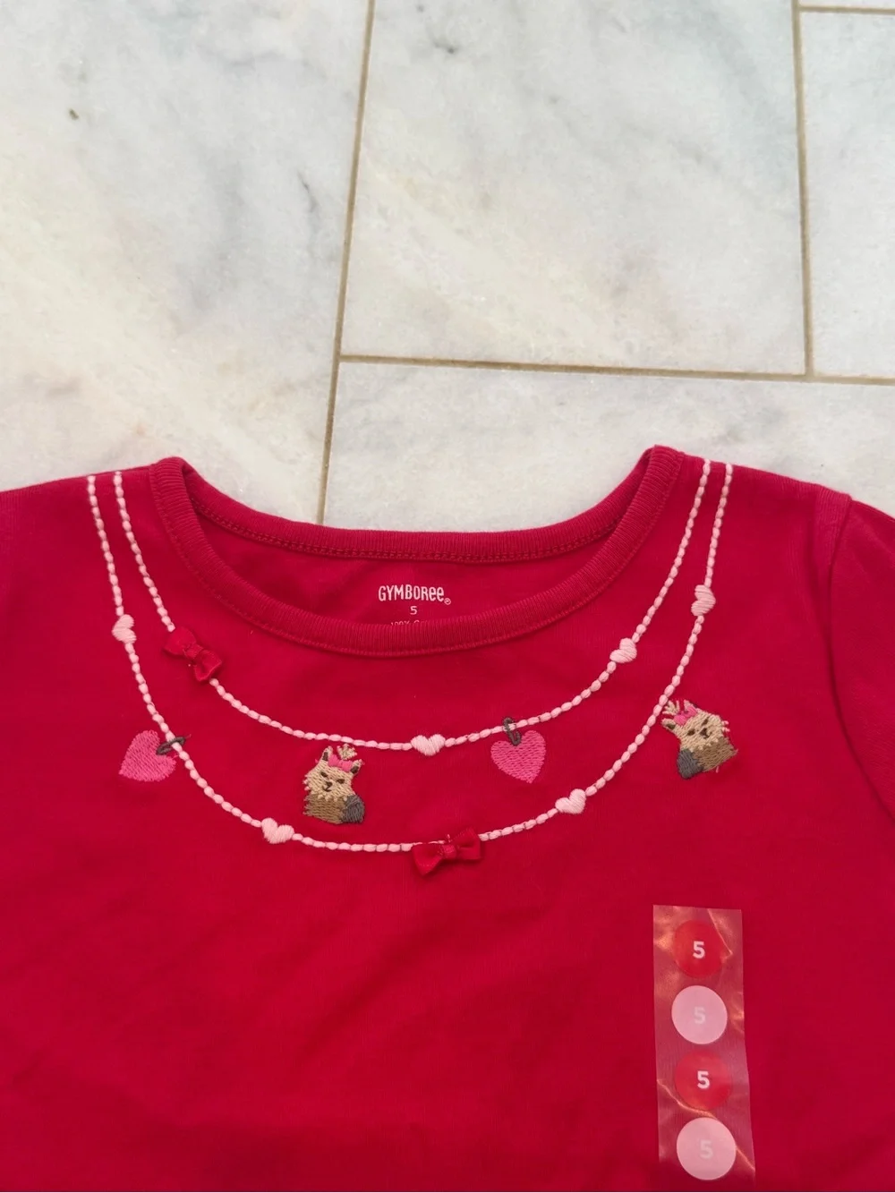 Gymboree features embroidered