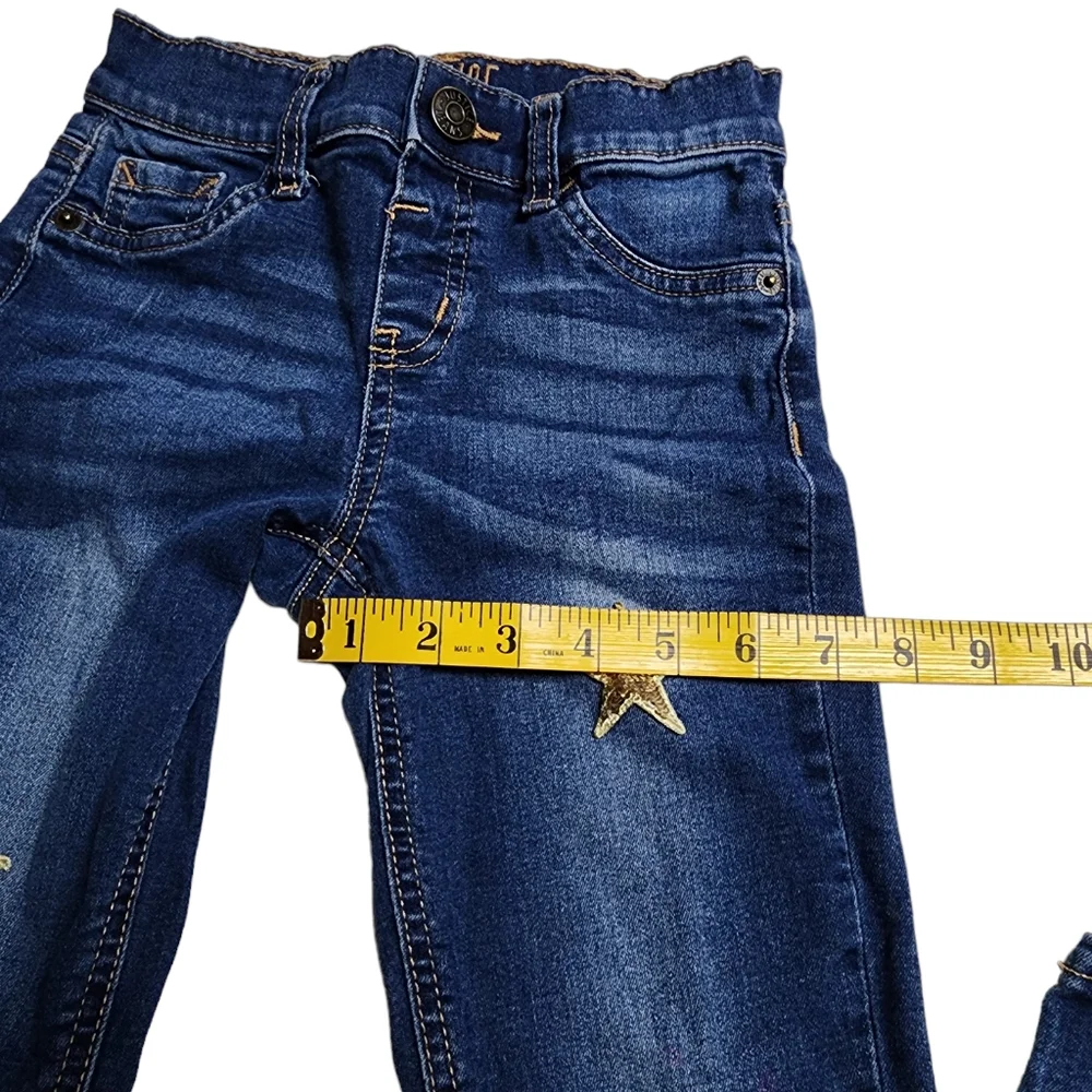 Justice Mid Rise Jeans / Jegging Kids Girls Size 10 Slim