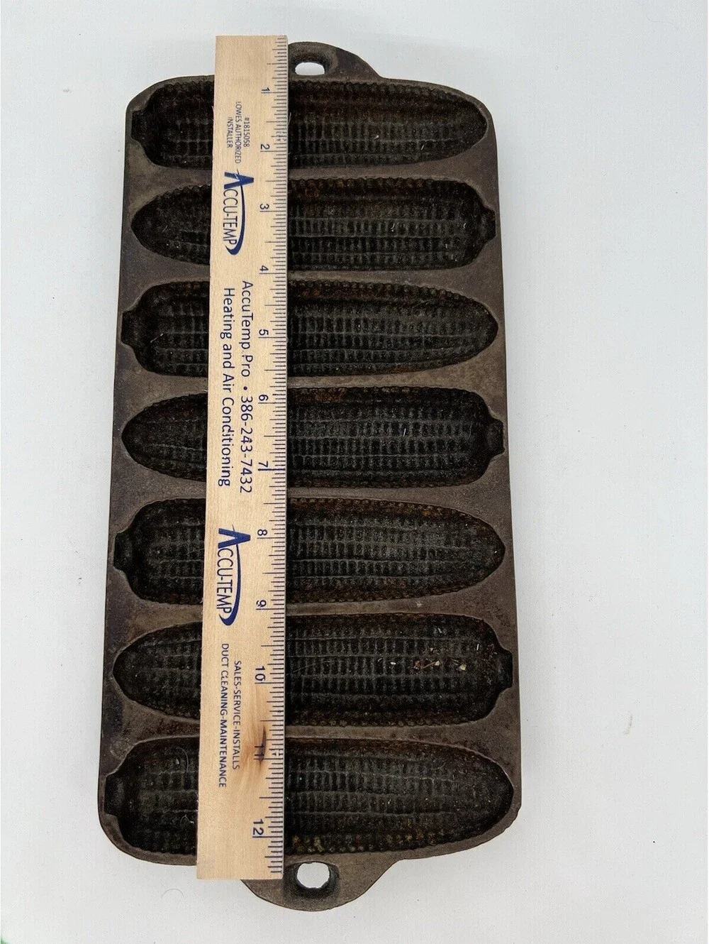 Wagner Ware Cast Iron Corn Stick Cornbread Muffin Pan 7 Sticks Lot of 2