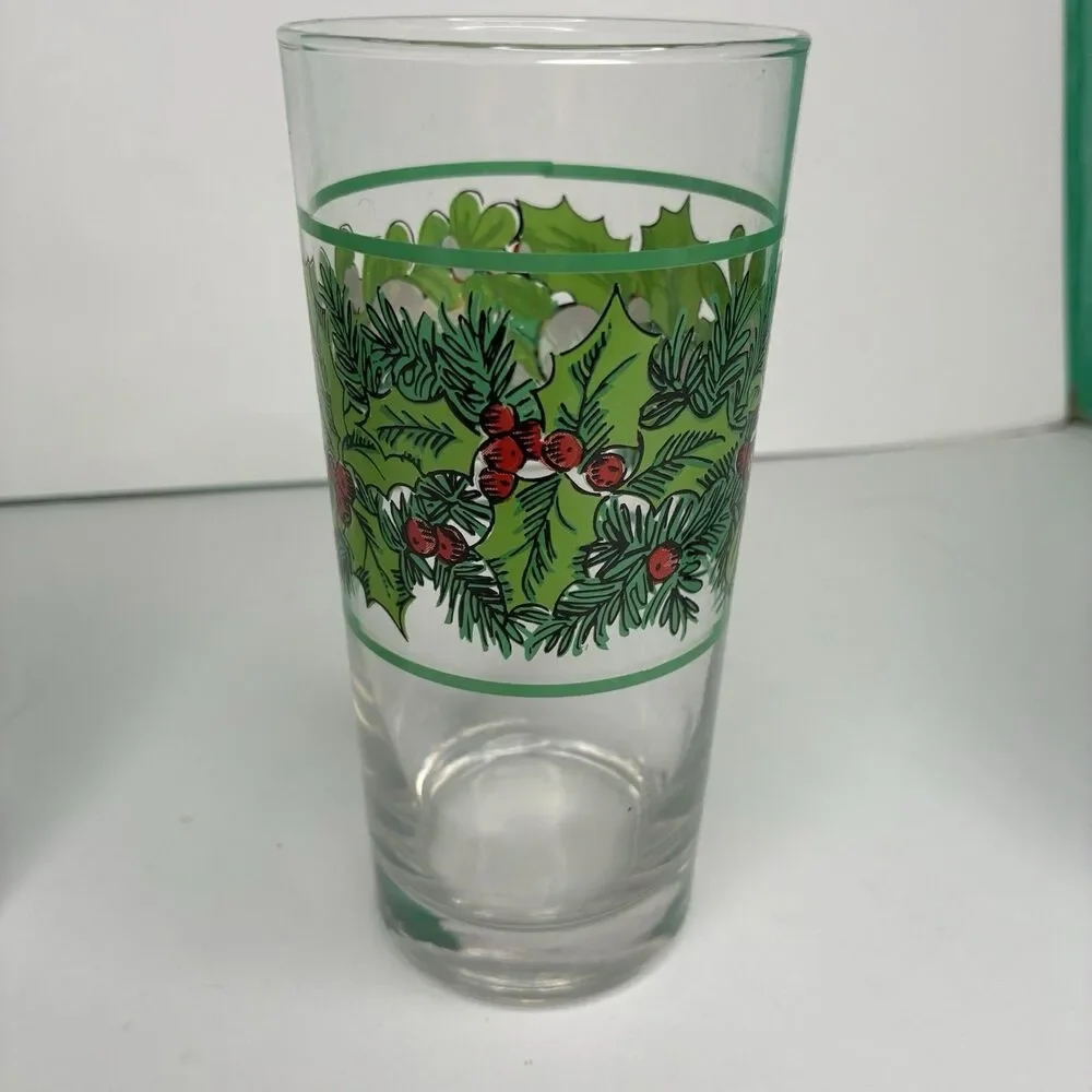 Libbey vintage christmas