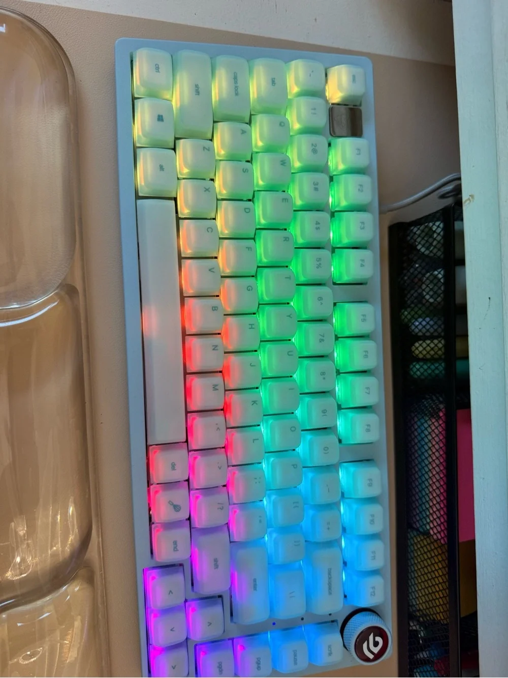 Leobog hi75 keyboard and k21 number pad