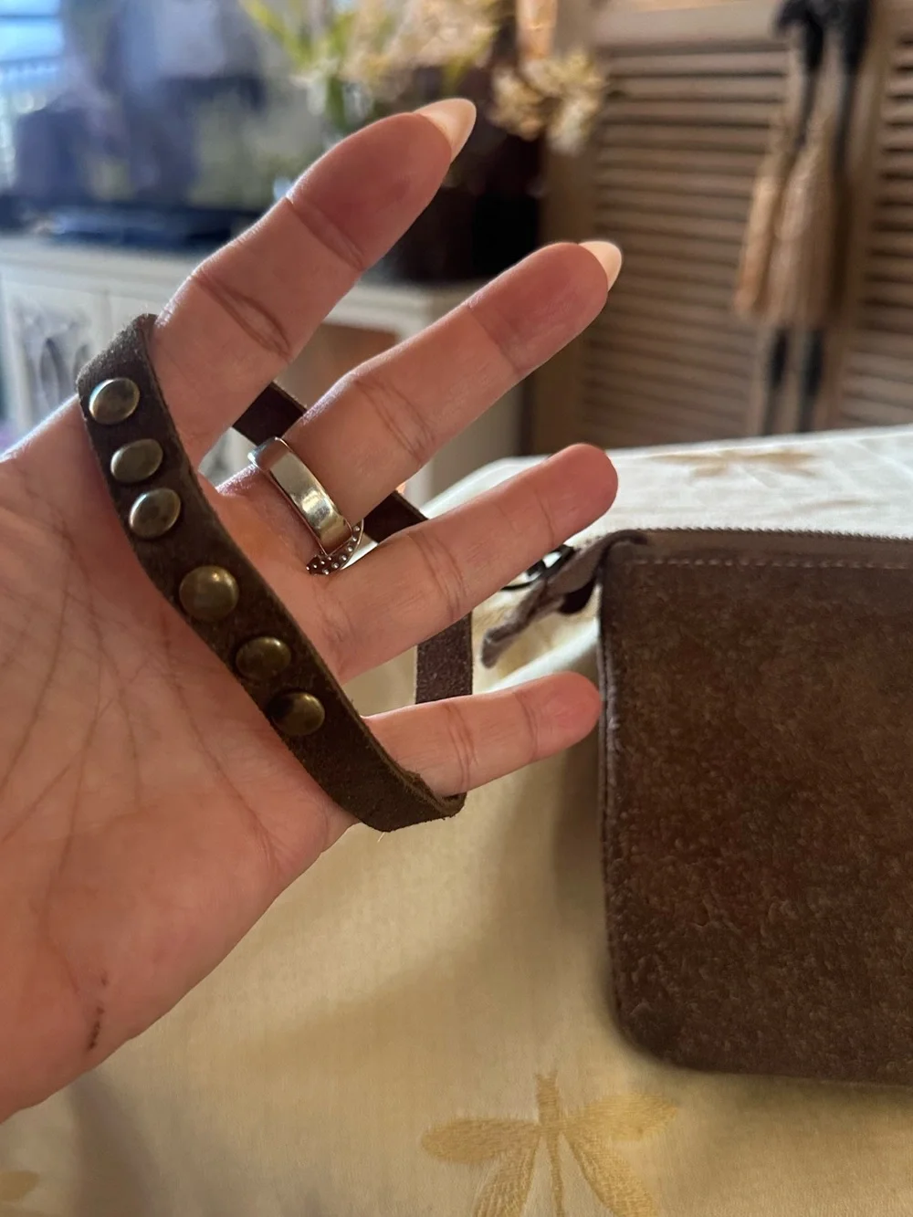 Prune rivets tan closeup