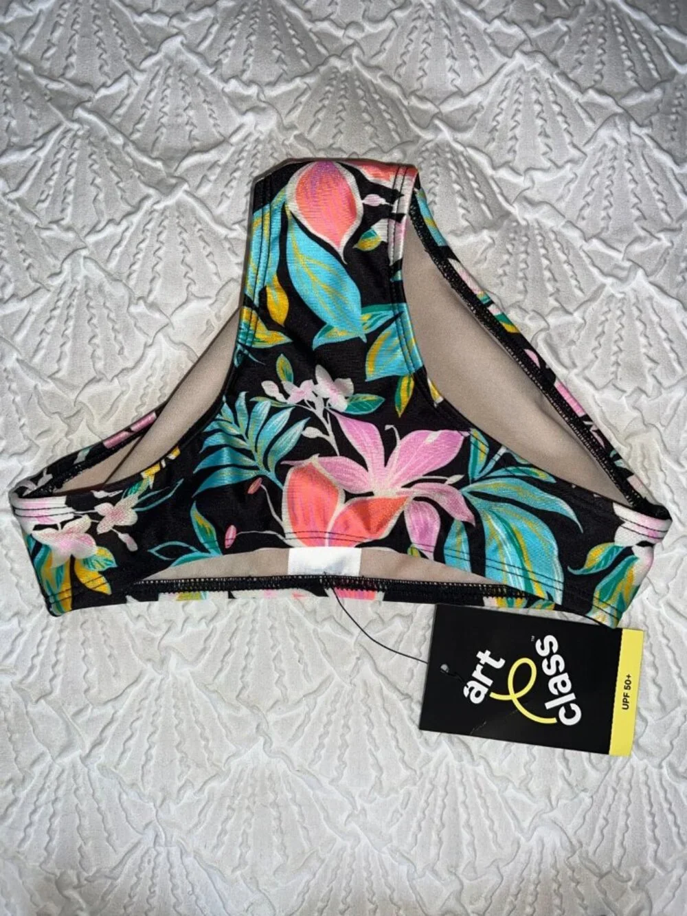 Girls lot of 2 NEW Bathing Suits Size XS (4/5) 1Pc and 2 Pc Art Class American