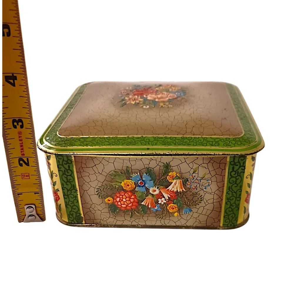 Vintage tin container