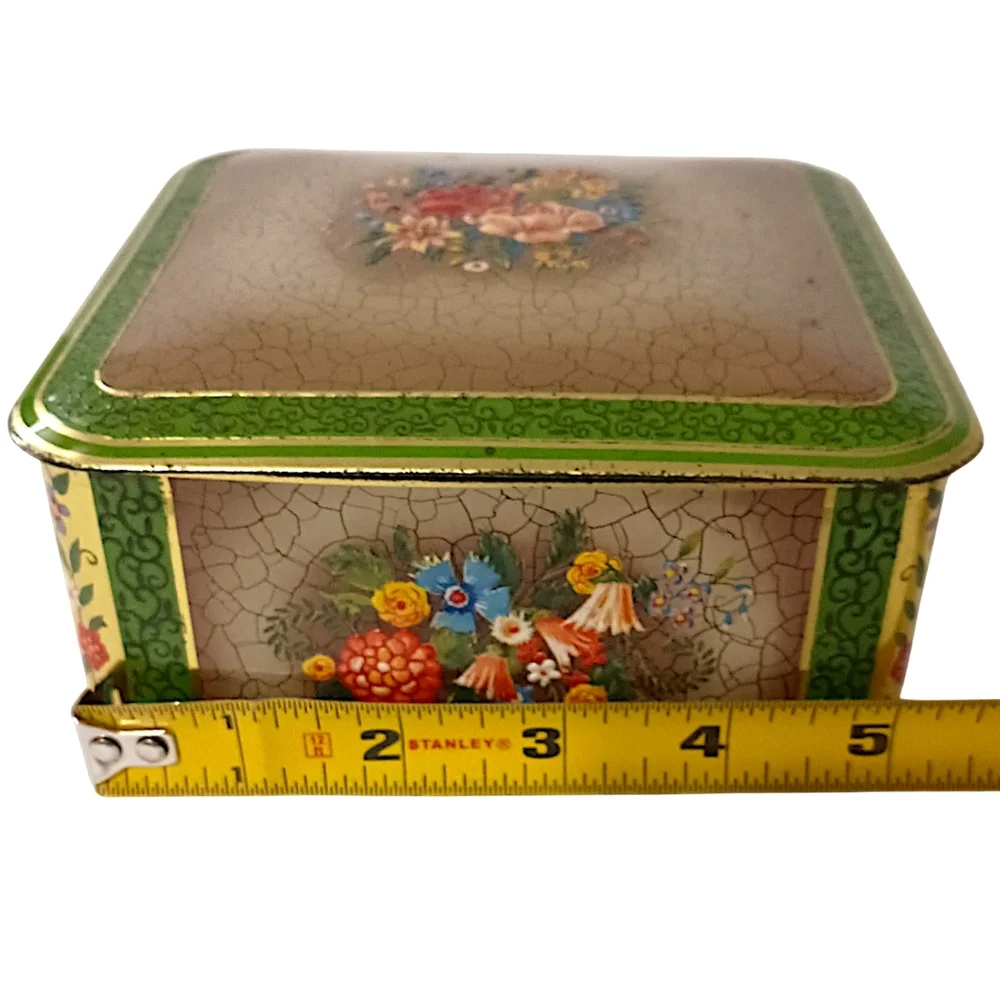 Vintage tin container
