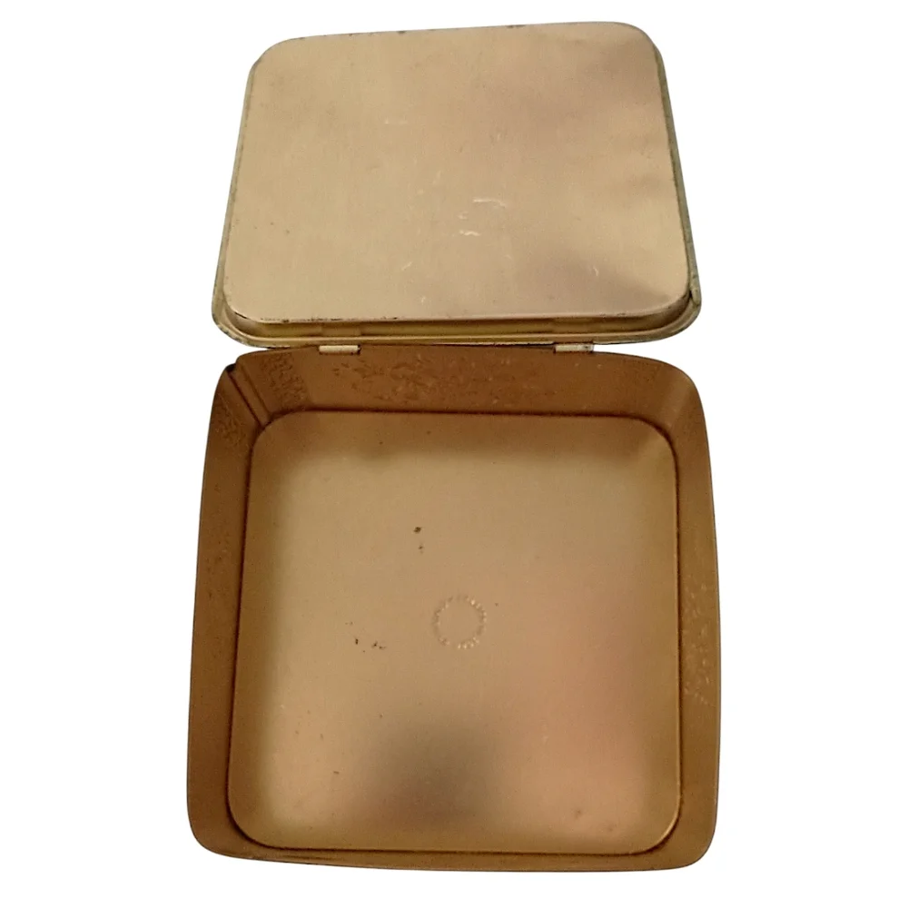 Vintage tin container
