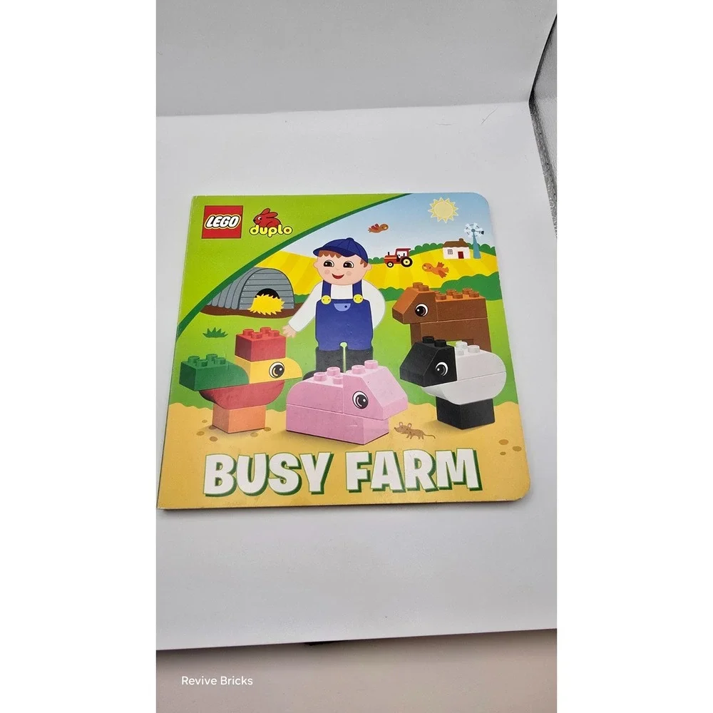 Lego Duplo 6759‎ Busy Farm Animals Building Bricks Set Verified Book Only Great