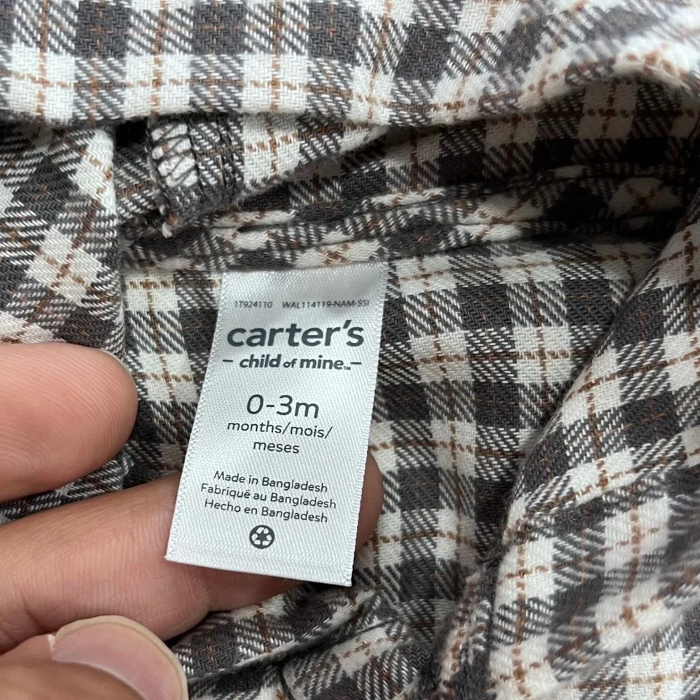 Carters Child of Mine winter corduroy plush