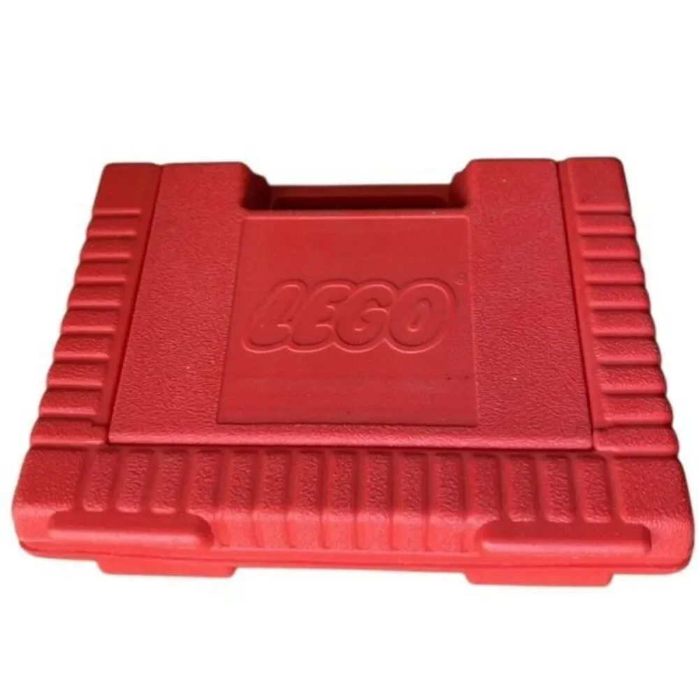 Lego Vintage 1985 Red Hard Plastic Carrying Case