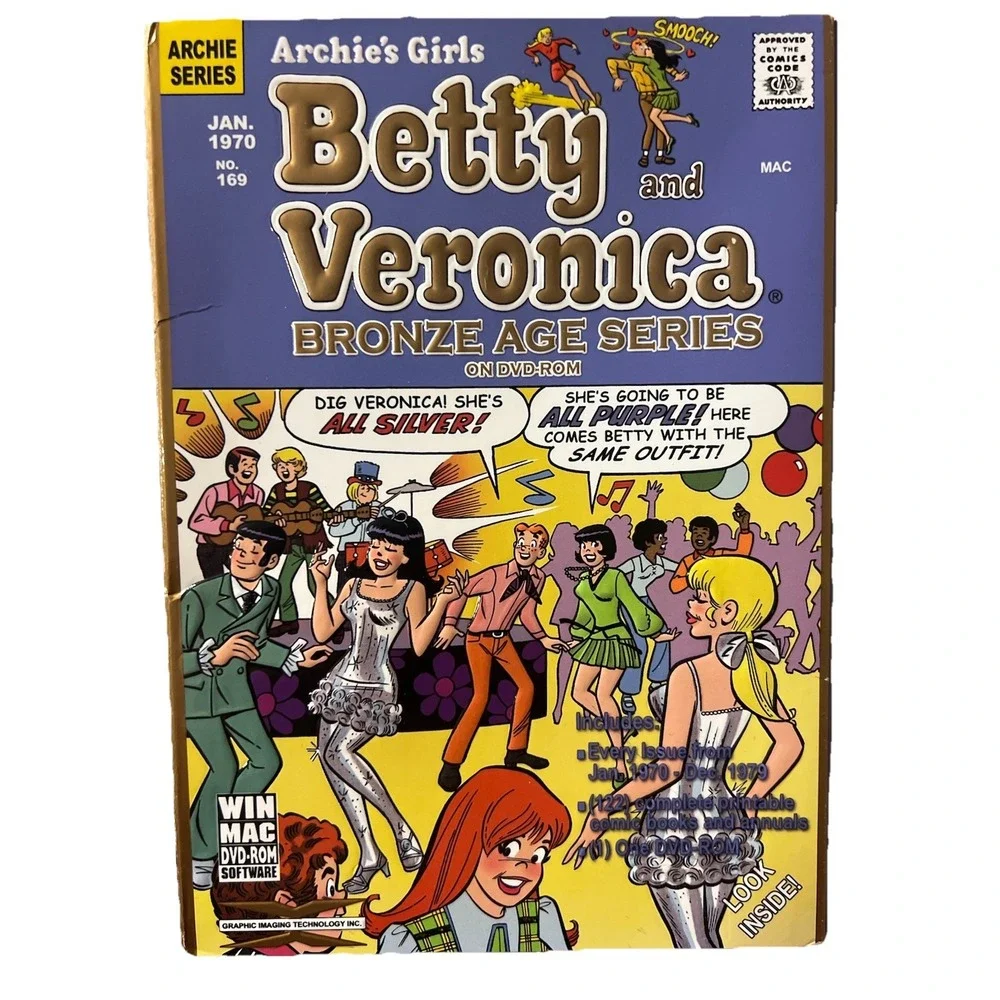 Betty and Veronica Bronze Age Series 2008 DVD-ROM‎ 122 ISSUES Archie Comic Books